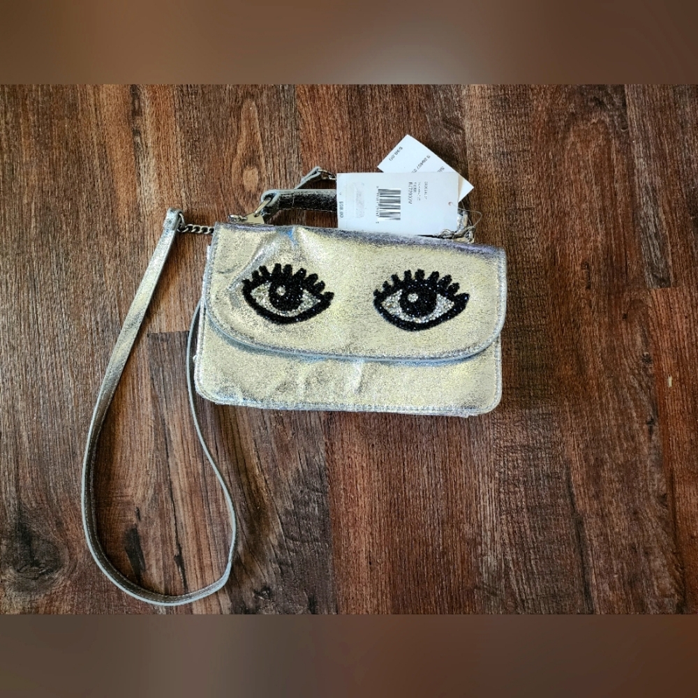 Betsey Johnson Metallic Silver Purse